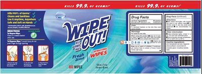 Wipe Out Antibacterial Wipes Fresh Scent (Wipe Out Antibacterial Wipes Fresh Scent)